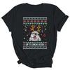 White English Bulldog Dog Reindeer Ugly Christmas Xmas Shirt & Sweatshirt | siriusteestore