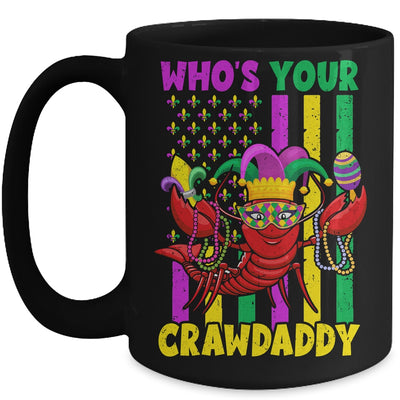 Whos Your Crawdaddy Crawfish Mardi Gras Funny Flag Mug | siriusteestore