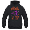 Why Yes Actually I Can Drive A Stick Funny Halloween Witch Shirt & Hoodie | siriusteestore