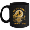 Why Yes Actually I Can Drive A Stick Witch Costume Mug | siriusteestore