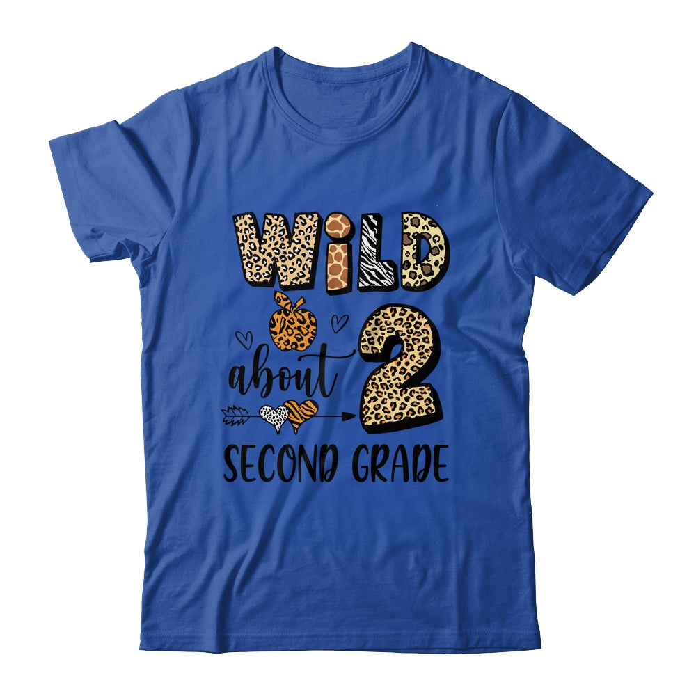 Wild About 2nd Second Grade Back To School Student Teacher Shirt & Hoodie | siriusteestore