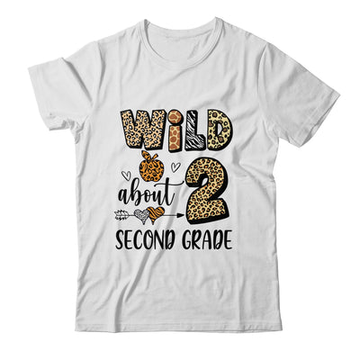 Wild About 2nd Second Grade Back To School Student Teacher Shirt & Hoodie | siriusteestore