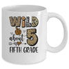 Wild About 5th Fifth Grade Back To School Student Teacher Mug | siriusteestore