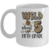 Wild About 5th Fifth Grade Back To School Student Teacher Mug | siriusteestore