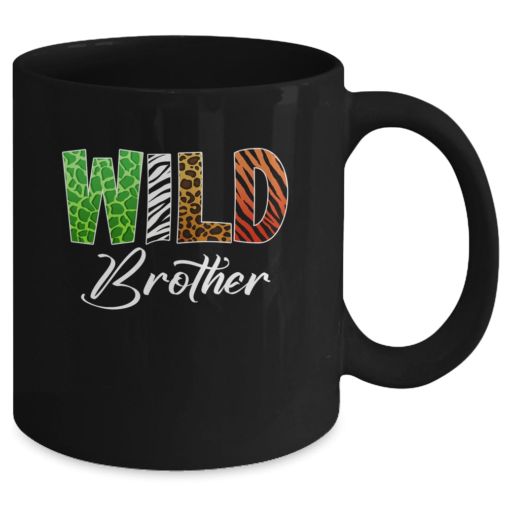 Wild Brother Zoo Born Wild Birthday Safari Jungle Mug | siriusteestore