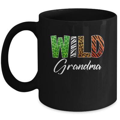 Wild Grandma Zoo Born Wild Birthday Safari Jungle Mug | siriusteestore