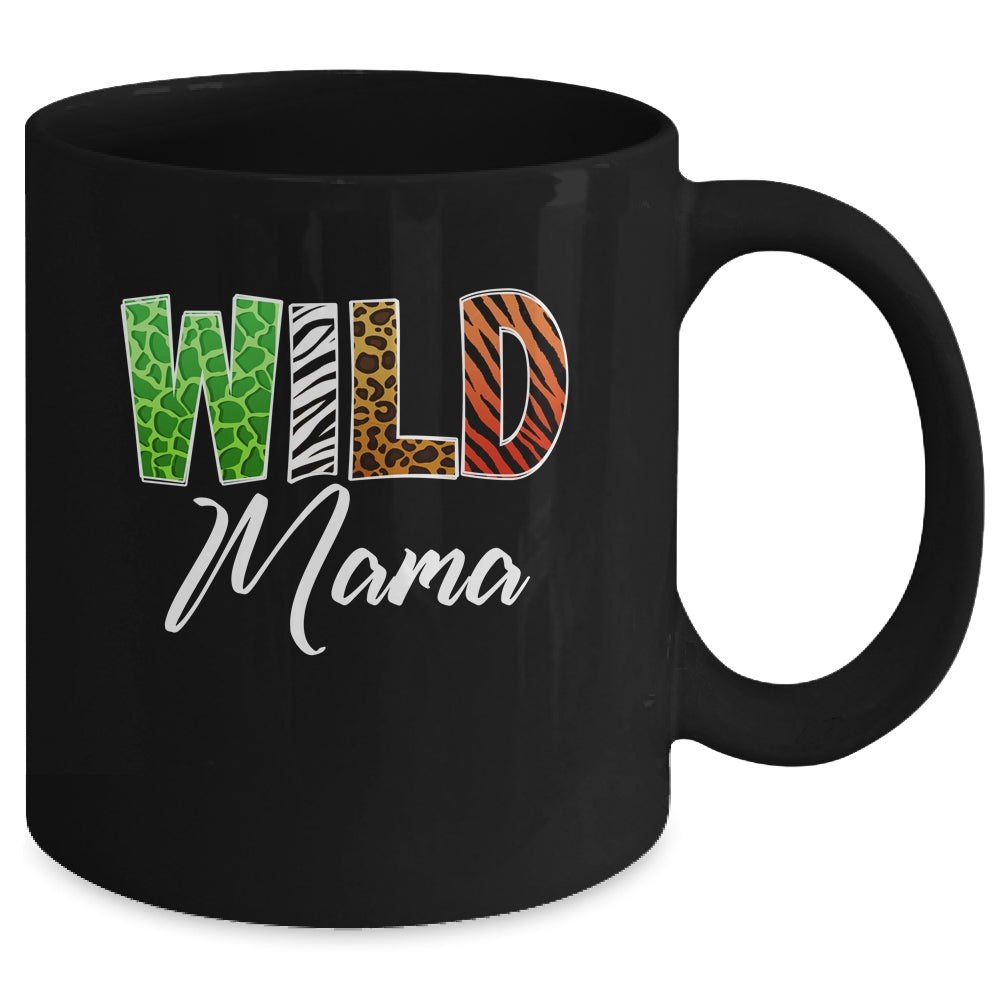 Wild Mama Zoo Born Wild Birthday Safari Jungle Mug | siriusteestore