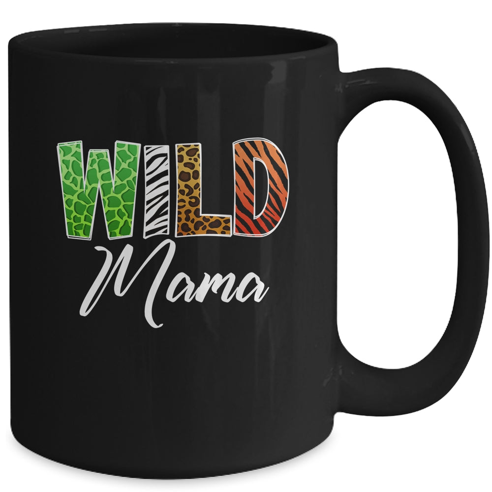 Wild Mama Zoo Born Wild Birthday Safari Jungle Mug | siriusteestore