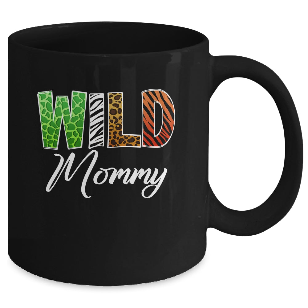 Wild Mommy Zoo Born Wild Birthday Safari Jungle Mug | siriusteestore
