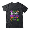 Will Trade Student For Candy Halloween Costume Teacher Shirt & Long Sleeve | siriusteestore