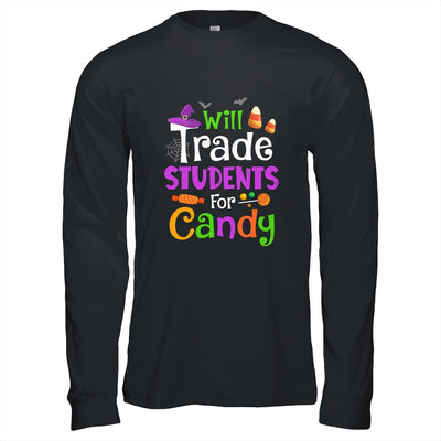 Will Trade Student For Candy Halloween Costume Teacher Shirt & Long Sleeve | siriusteestore