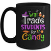 Will Trade Student For Candy Halloween Costume Teacher Mug | siriusteestore