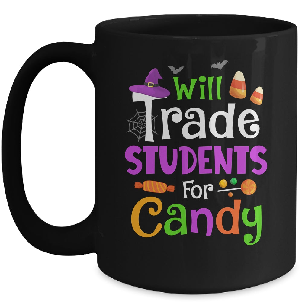 Will Trade Student For Candy Halloween Costume Teacher Mug | siriusteestore
