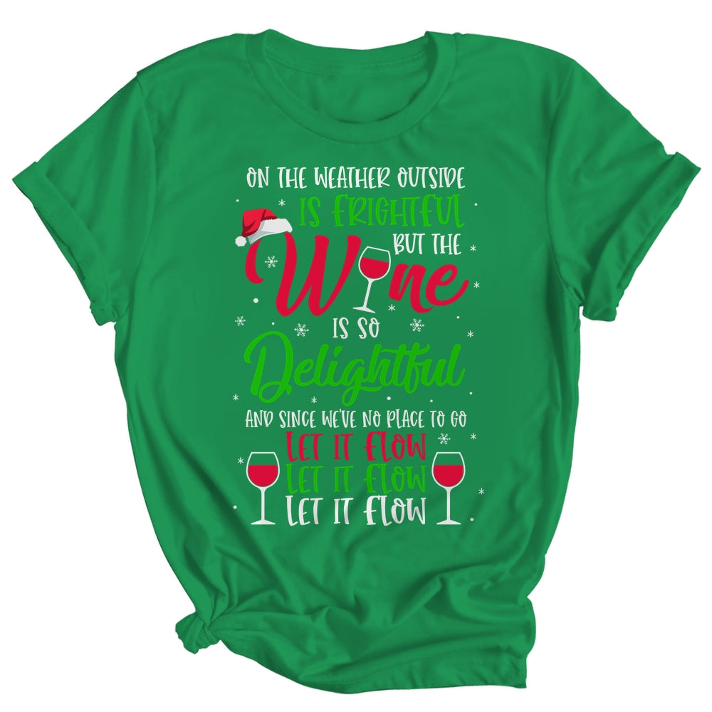 Wine Is So Delightful Ugly Christmas Sweater Shirt & Sweatshirt | siriusteestore