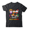 Wines Glass Thanksgiving Funny Happy Hallothanksmas Shirt & Hoodie | siriusteestore