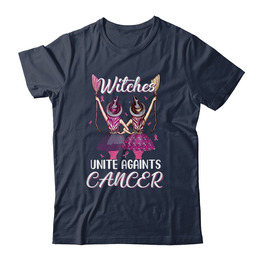 Witches Unite Against Breast Cancer Wear Pink Halloween Shirt & Hoodie | siriusteestore