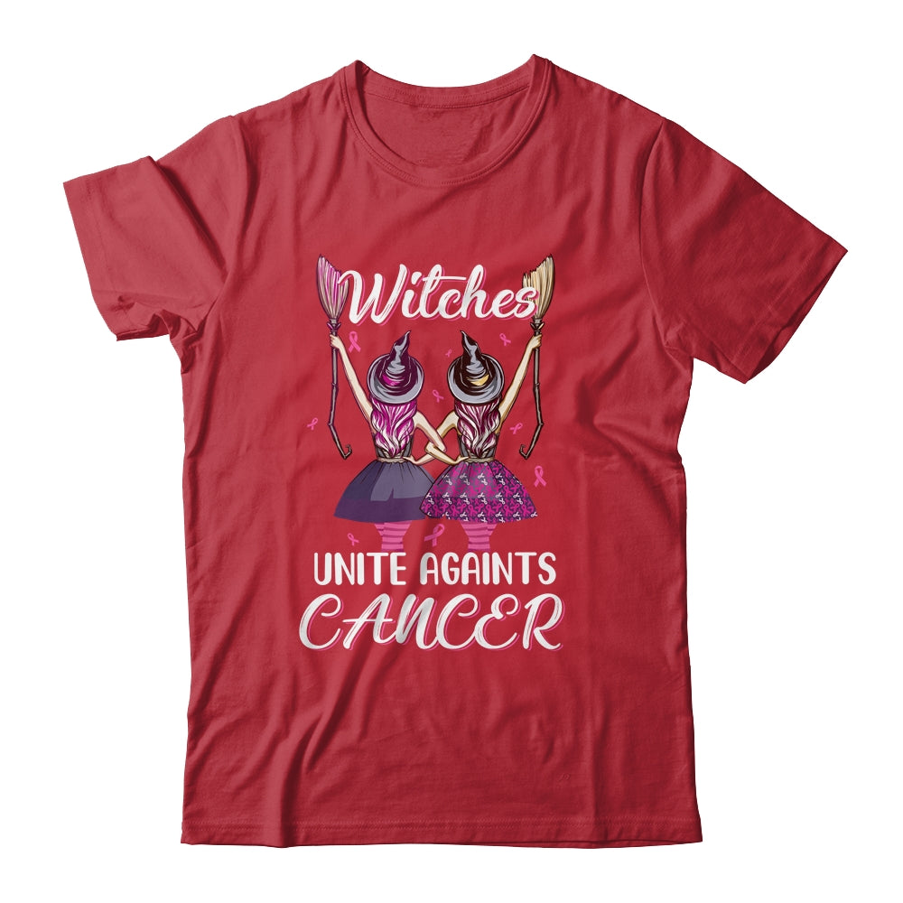 Witches Unite Against Breast Cancer Wear Pink Halloween Shirt & Hoodie | siriusteestore