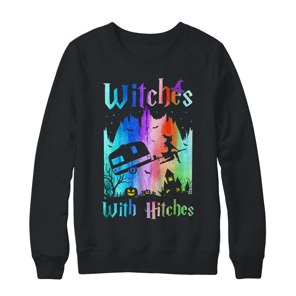 Witches With Hitches Halloween Camping Shirt & Sweatshirt | siriusteestore