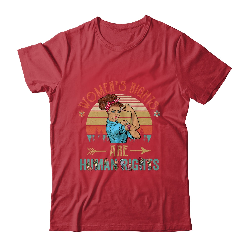 Women's Rights Are Human Rights Feminism Protect Feminist Shirt & Tank Top | siriusteestore