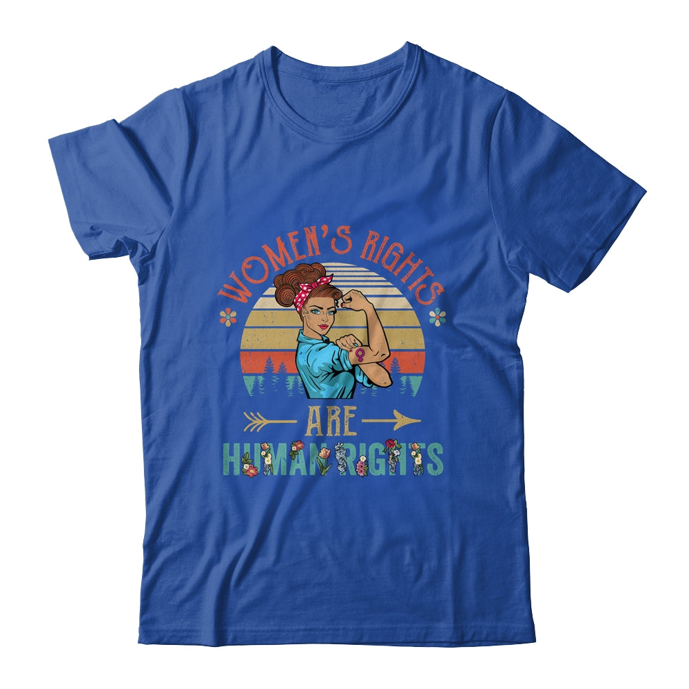 Women's Rights Are Human Rights Feminism Protect Feminist Shirt & Tank Top | siriusteestore