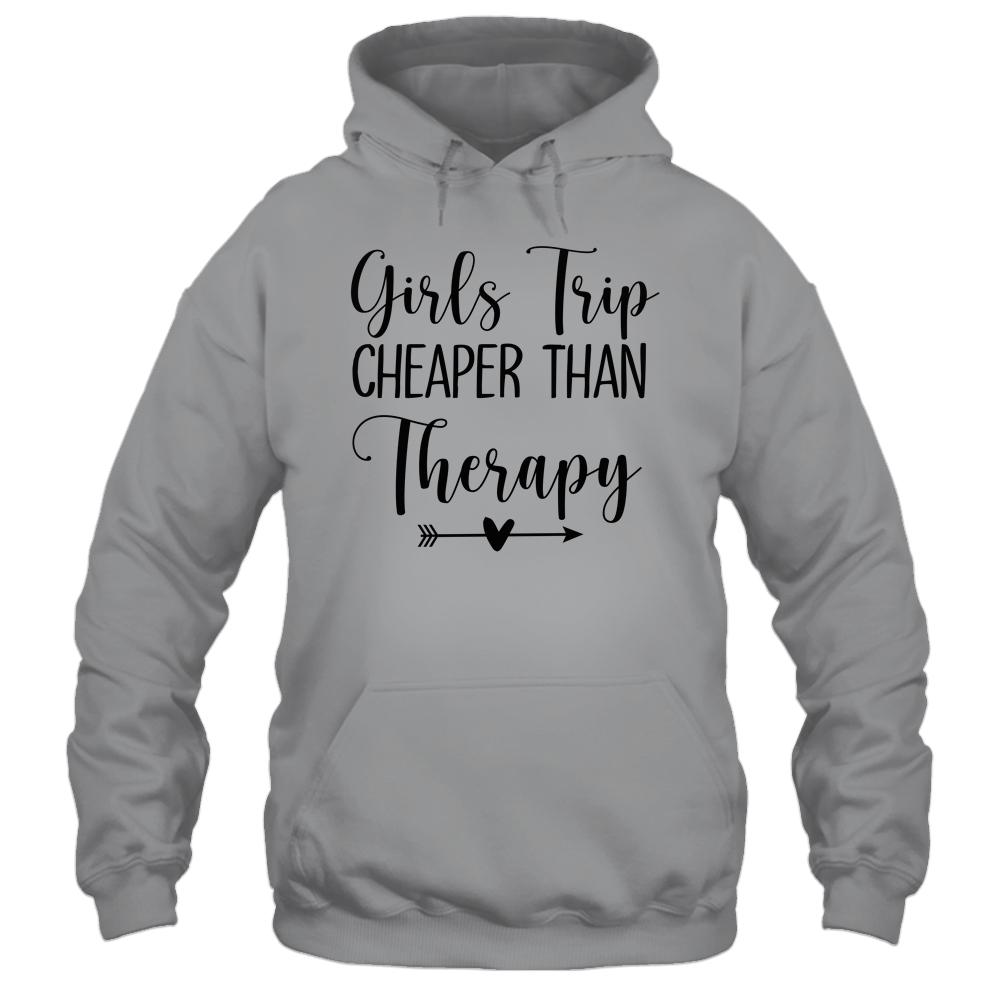 Womens Girls Trip Therapy Vacation Travel Night Out Shirt & Tank Top | Siriustee.com