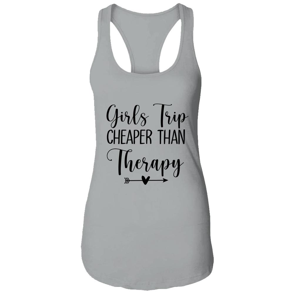Womens Girls Trip Therapy Vacation Travel Night Out Shirt & Tank Top | Siriustee.com