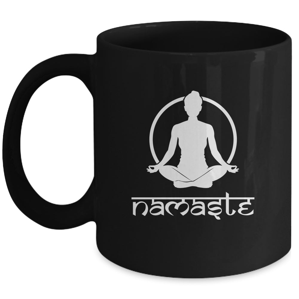 Workout Yoga Namaste Yoga Fitness Mug | siriusteestore