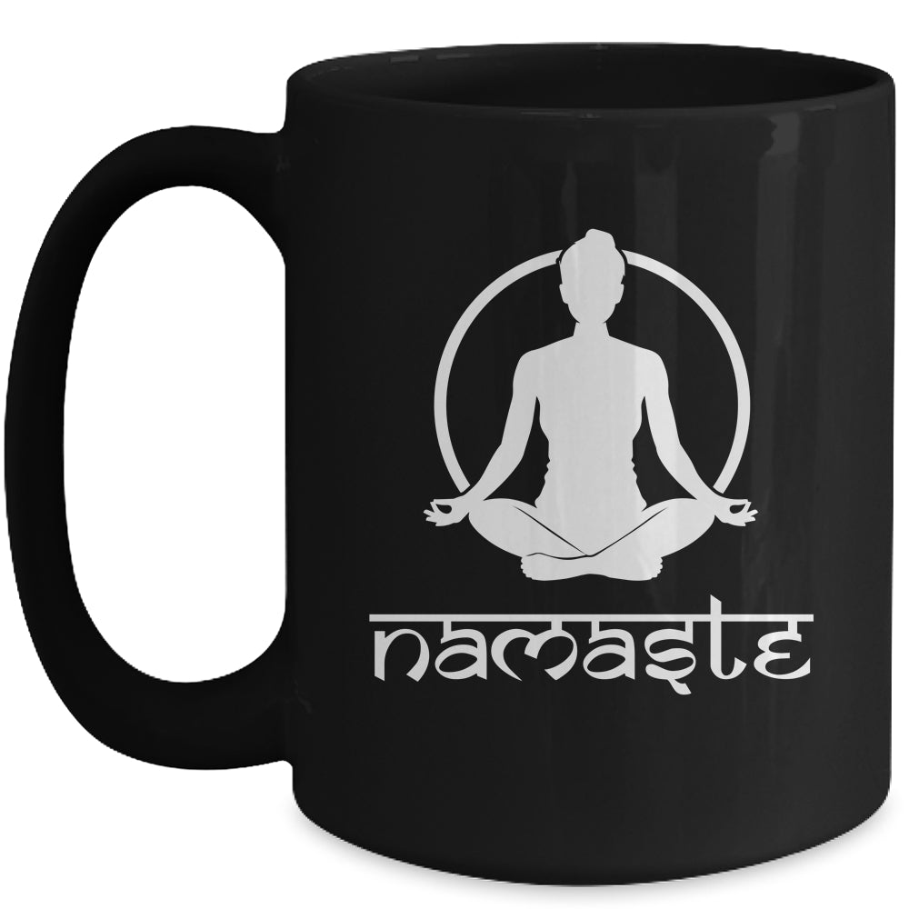 Workout Yoga Namaste Yoga Fitness Mug | siriusteestore