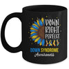 World Down Syndrome Day Awareness Socks 21 March Sunflower Mug | siriusteestore