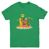 Xmas Beach Boy Dabbing Gingerbread Man Christmas In July Youth Shirt | siriusteestore