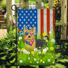 Yorkie American USA Flag 4th of July Dog Lover On Independence Day | siriusteestore