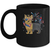 Yorkie Dog American USA Flag 4th of July Men women Lover Mug | siriusteestore
