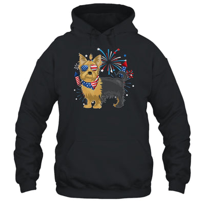 Yorkie Dog American USA Flag 4th of July Men women Lover Shirt & Tank Top | siriusteestore