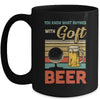 You Know What Rhymes With Golf Beer Vintage Mug | siriusteestore