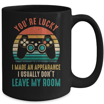 You're Lucky I Made An Appearance Video Game Controller Boys Mug | siriusteestore