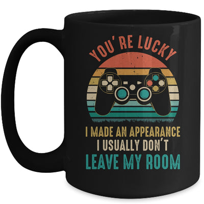 You're Lucky I Made An Appearance Video Game Controller Boys Mug | siriusteestore