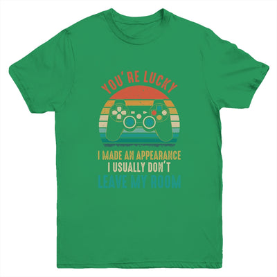 You're Lucky I Made An Appearance Video Game Controller Boys Youth Shirt | siriusteestore