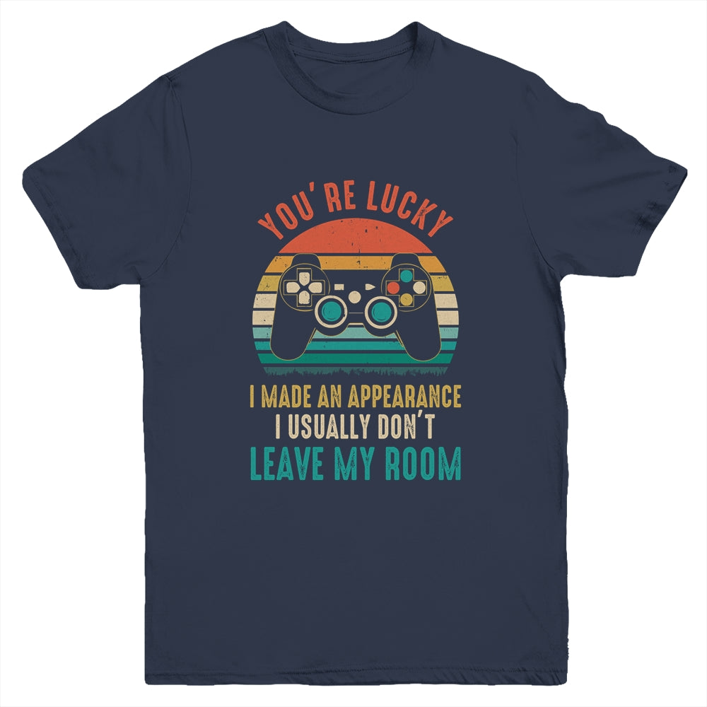 You're Lucky I Made An Appearance Video Game Controller Boys Youth Shirt | siriusteestore