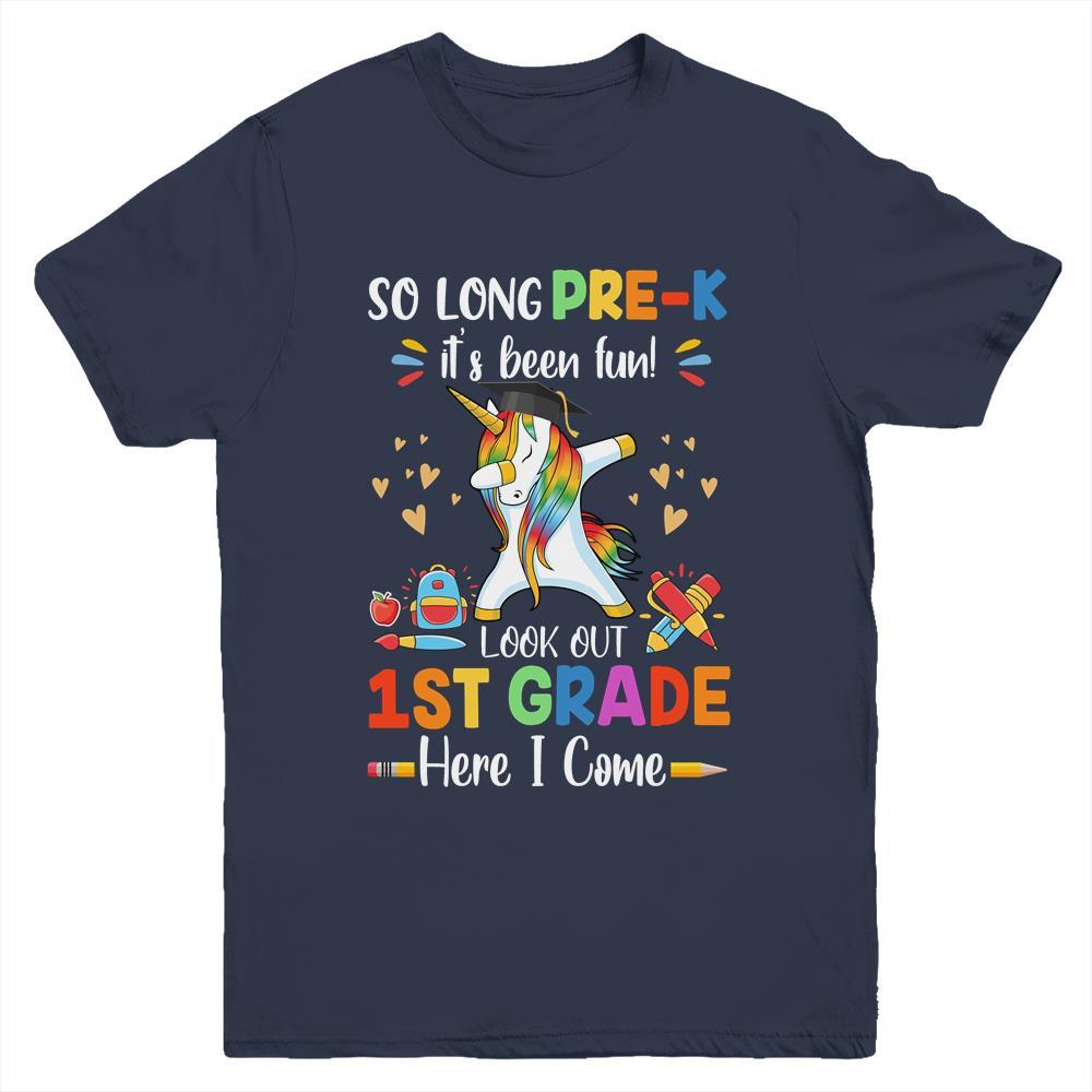 So Long Prek Kindergarten Here I Come Dabbing Unicorn Youth